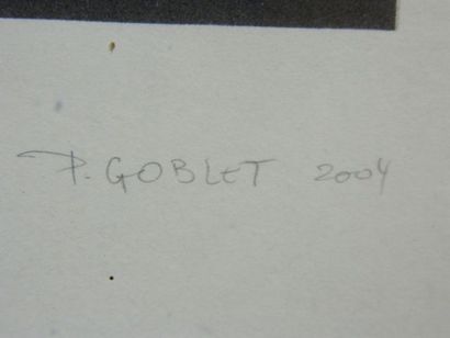 GOBLET Patrick (1950) "Nu onirique", 2004, lithographie, signée et datée en bas à...