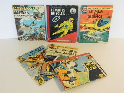 null WEINBERG Albert (1922-2011), Les Aventures de Dan Cooper, six albums cartonnés...