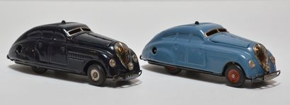 null SCHUCO, 2 limousines mécaniques anciennes et originales (made in Germany) :...