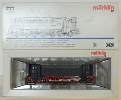 null MÄRKLIN 3420, locomotive diesel 2C2, BR V 32 de la DR, Delta et digial [neuve,...