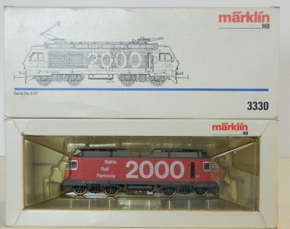 null MÄRKLIN 3330, motrice BB, série Re 4/4 IV des SBB/CFF "Bahn - Rail - Ferrovia...
