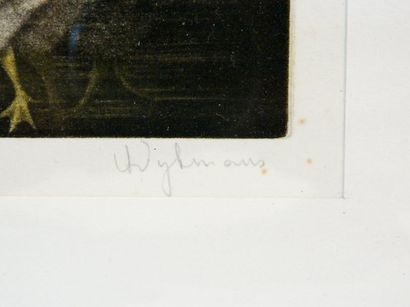 DYKMANS "Oie", lithographie, signée en bas à droite et numérotée [27/70] en bas à...