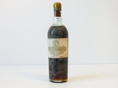 null BORDEAUX (SAUTERNES), blanc liquoreux, Château Filhot - Marquis de Lur-Saluces,...
