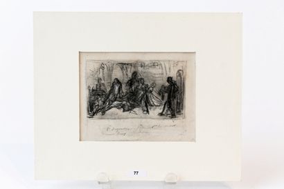 GUÉRIN Pierre Narcisse (1774-1833) "Psyché présentée à Jupiter par Cupidon", début...