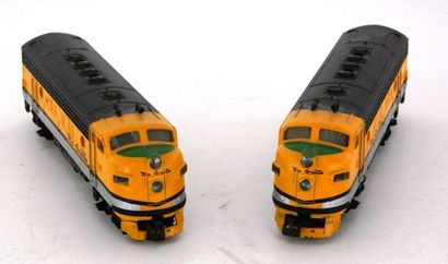null MÄRKLIN 3062 et 4062 : diesel américaine jaune en 2 éléments RIO GRANDE, 5e...