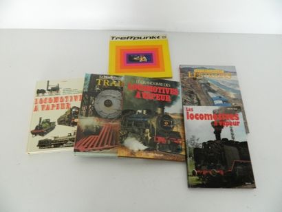 null Livres ferroviaires (5) : "Locomotives à vapeur", Hachette, 1979 ; "Guide en...