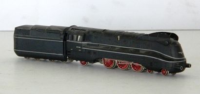 null MÄRKLIN 3094, 2e version (1970), locomotive 231 en noir et argent, tender à...