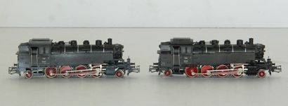 null MÄRKLIN, 2 locos-tender 141 noires, série 86106 des ÖBB : 

- 3112/1 (1987)...