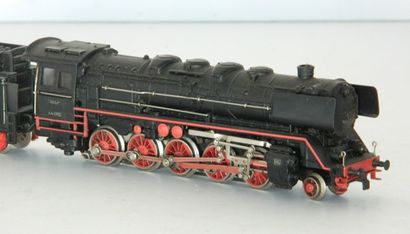 null MÄRKLIN 3047/2, 2e version (1964), locomotive à vapeur 150 noire, type 44 n°...