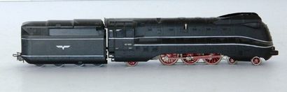 null MÄRKLIN 3094/6 (1974-75), locomotive 231 en noir et argent, tender à 4 axes,...
