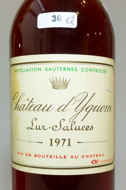 null BORDEAUX (SAUTERNES), blanc liquoreux, Château d'Yquem, 1er cru classé supérieur...