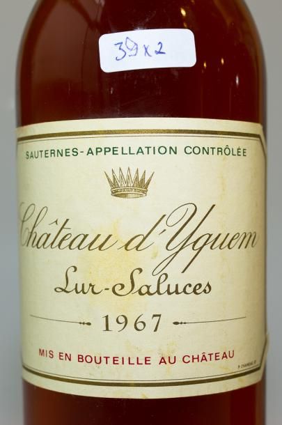 null BORDEAUX (SAUTERNES), blanc liquoreux, Château d'Yquem, 1er cru classé supérieur...