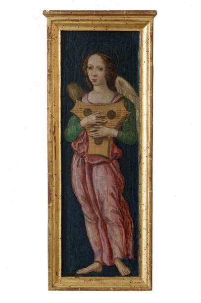 DE CASTELLANI SOLLAZZINO Giuliano de Giovanni (c.1470-1543) [attribué à] "Ange musicien",...