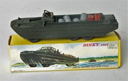 null DINKY FR. 825 camion amphibie militaire DUKW avec pilote, 2 caisses, 4 tonneaux...