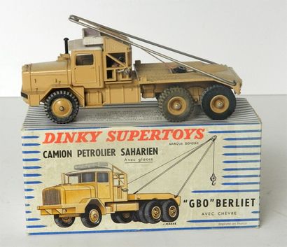 null DINKY FR. 888 camion pétrolier saharien avec glaces, GBO Berliet complet avec...