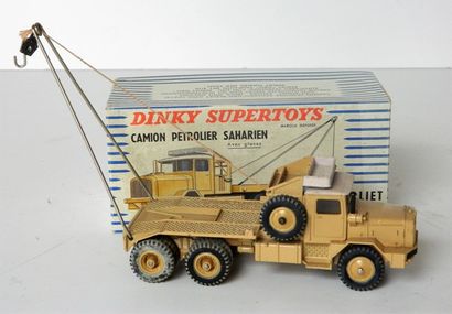 null DINKY FR. 888 camion pétrolier saharien avec glaces, GBO Berliet complet avec...