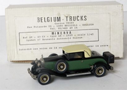 null BELGIUM TRUCKS : Minerva 20cv - type AE - 1929, d'après celui conservé au musée...
