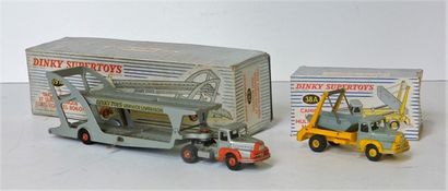 null DINKY Supertoys (2) :

- 38A camion Unic multibenne Marrel (EB) ;

- 39A tracteur...