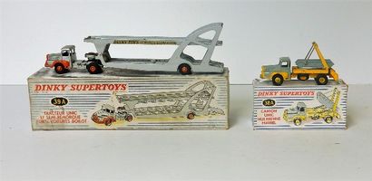 null DINKY Supertoys (2) :

- 38A camion Unic multibenne Marrel (EB) ;

- 39A tracteur...