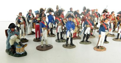 null Ensemble de généraux de Napoléon en plomb.
