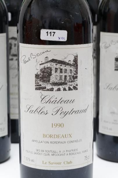 null BORDEAUX, rouge, ensemble de onze bouteilles :

- (HAUT-MÉDOC), Château Larose-Trintaudon,...