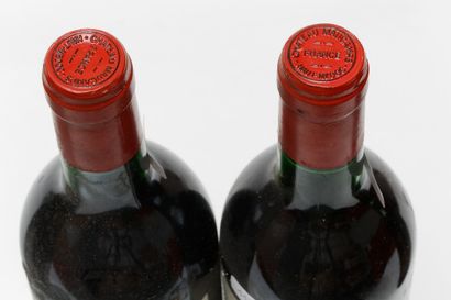 null BORDEAUX, rouge, ensemble de onze bouteilles :

- (HAUT-MÉDOC), Château Larose-Trintaudon,...