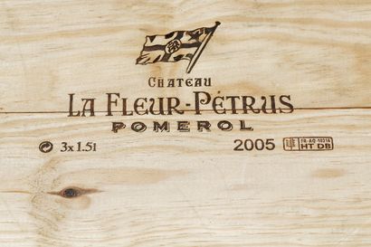null BORDEAUX (POMEROL), rouge, Château La Fleur-Pétrus 2005, deux magnums dans leur...