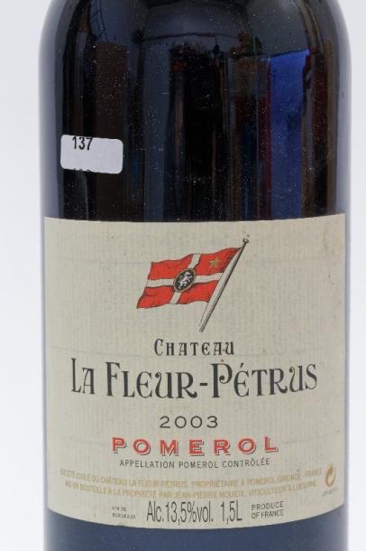 null BORDEAUX (POMEROL), rouge, Château La Fleur-Pétrus 2003, un magnum.