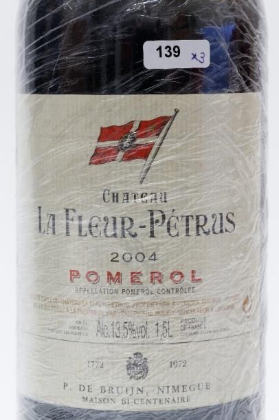 null BORDEAUX (POMEROL), rouge, Château La Fleur-Pétrus 2004, trois magnums.