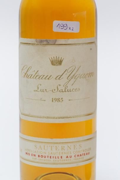 null BORDEAUX (SAUTERNES), blanc liquoreux, Château d'Yquem, premier cru classé supérieur...