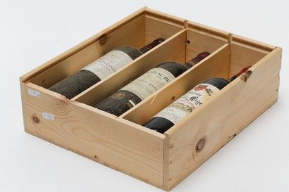 null BORDEAUX, rouge, ensemble de onze bouteilles :

- (BERGERAC), Château La Salagre...