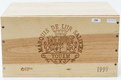 null BORDEAUX (SAUTERNES), blanc liquoreux, Château d'Yquem, premier cru classé supérieur...