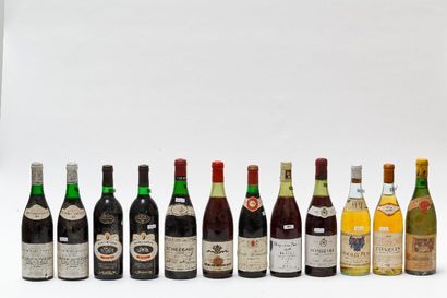 null BOURGOGNE, rouge, lot de sept bouteilles :

- Aloxe-Corton, Mähler-Besse & Cie...