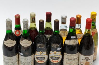null BOURGOGNE, rouge, lot de sept bouteilles :

- Aloxe-Corton, Mähler-Besse & Cie...