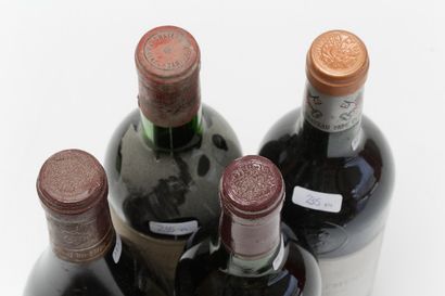 null BORDEAUX, rouge, ensemble de trois bouteilles :

- (POMEROL), Château La Pointe...
