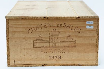 null BORDEAUX (POMEROL), rouge, Château de Sales 1979, douze bouteilles en caisse...