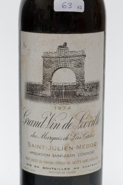 null BORDEAUX (SAINT-JULIEN), Grand Vin de Léoville du Marquis de Las Cases, deuxième...