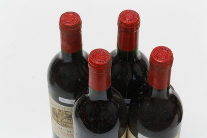 null BORDEAUX, rouge, ensemble de onze bouteilles :

- (SAINT-ÉMILION), Château Haut-Brisson,...