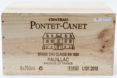 null BORDEAUX (PAUILLAC), rouge, Château Pontet-Canet, cinquième grand cru classé...