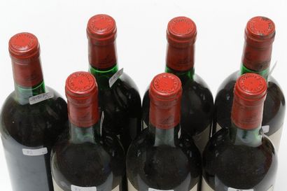 null BORDEAUX (SAINT-JULIEN), rouge, ensemble de dix bouteilles :

- Grand Vin de...