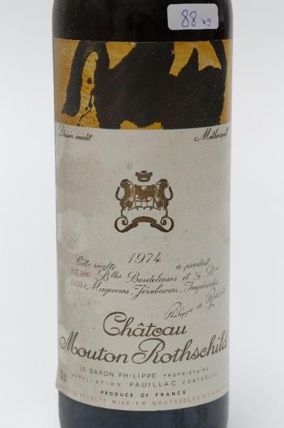 null BORDEAUX (PAUILLAC), rouge, Château Mouton Rothschild, premier grand cru classé...