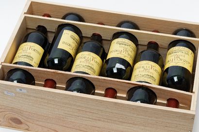 null BORDEAUX (SAINT-ÉMILION), rouge, Château La Fortine 2011, douze bouteilles dans...