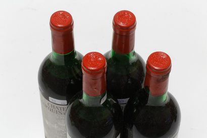 null BORDEAUX (MARGAUX), rouge, ensemble de douze bouteilles :

- Château Marquis...