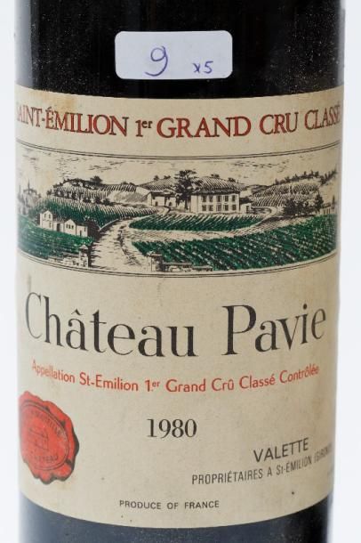 null BORDEAUX (SAINT-ÉMILION), rouge, Château Pavie, premier grand cru classé 1980...