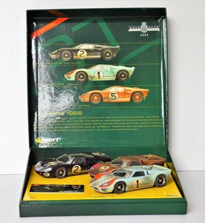 null SCALEXTRIC HISTORICAL BOXES :

- Le Mans 1966 : les trois Ford MK II dans l'ordre...