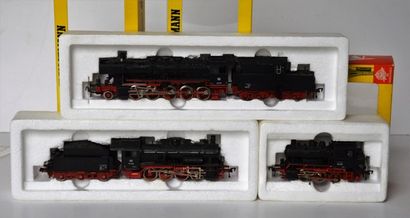 null FLEISCHMANN (3) locomotives de la DB :

- 4020 loco-tender 030 noire (EB) ;

-...