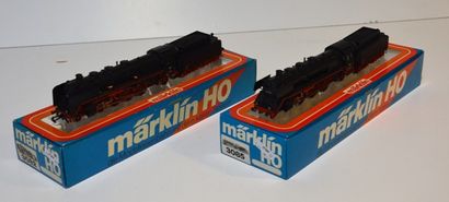null MÄRKLIN (2) locomotives de la DB, 3082 et 3085 :

- 3082 locomotive à vapeur...