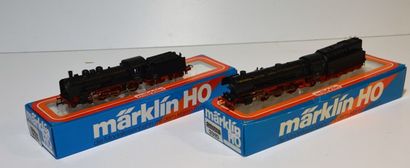 null MÄRKLIN (2) locomotives de la DB :

- 3310 loco à vapeur 231 BR 012 de la DB,...