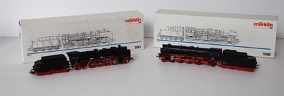 null MÄRKLIN (2) locomotives 3082 et 3390 :

- 3082 locomotive à vapeur type 141...