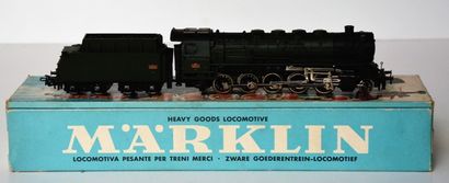 null MÄRKLIN 3046, locomotive à vapeur 150 verte, tender 4 axes, 150X29 de la SNCF...